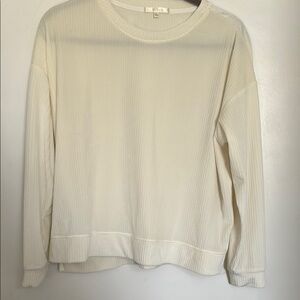 Z Supply Cream Ribbed Sweater